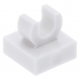 LEGO csempe 1×1 tetején c-alakú fogóval, fehér (15712)